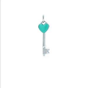 Tiffany Heart Key Pendant